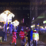 A car runs over crowds at a German Christmas market